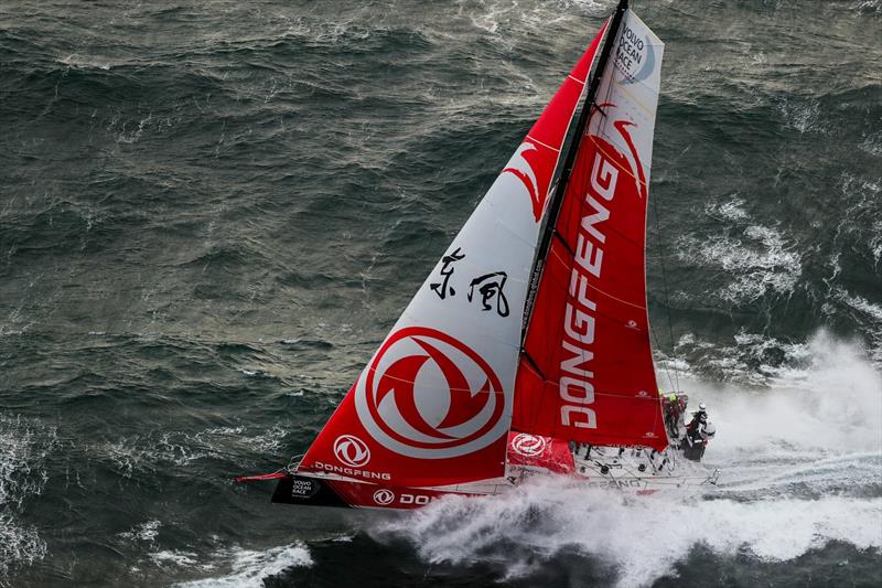 Dong Feng won the Volvo Ocean Race by taking a bold tactical move to sail close to the coast on the inside channel in the Exclusion Zone - Leg 11 Volvo Ocean Race - May 30, 2018 photo copyright The Ocean Race taken at  and featuring the Volvo One-Design class