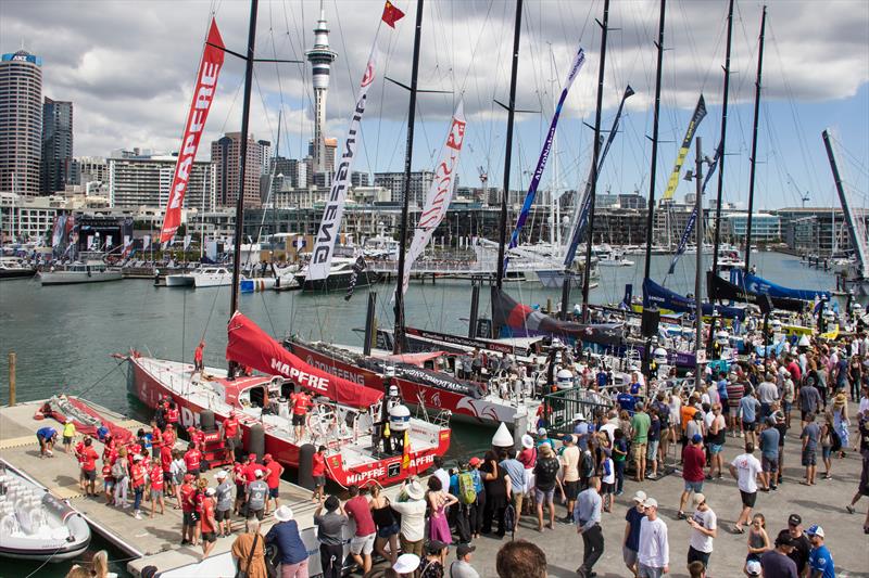 Auckland Stopover.The New Zealand Herald In-Port Race. Race Village. 10 March, 2018 photo copyright Renee Keane / Volvo Ocean Race taken at Royal New Zealand Yacht Squadron and featuring the Volvo One-Design class