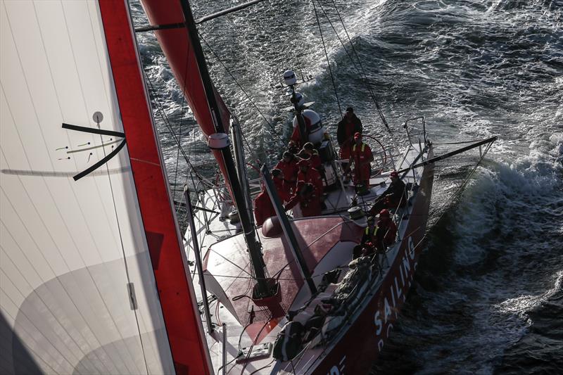 The Ocean Race Europe - Day 2 - off Cape Vincent, Portugal - Leg 2 - Cascais to Alicante  photo copyright Sailing Energy / The Ocean Race taken at  and featuring the Volvo One-Design class
