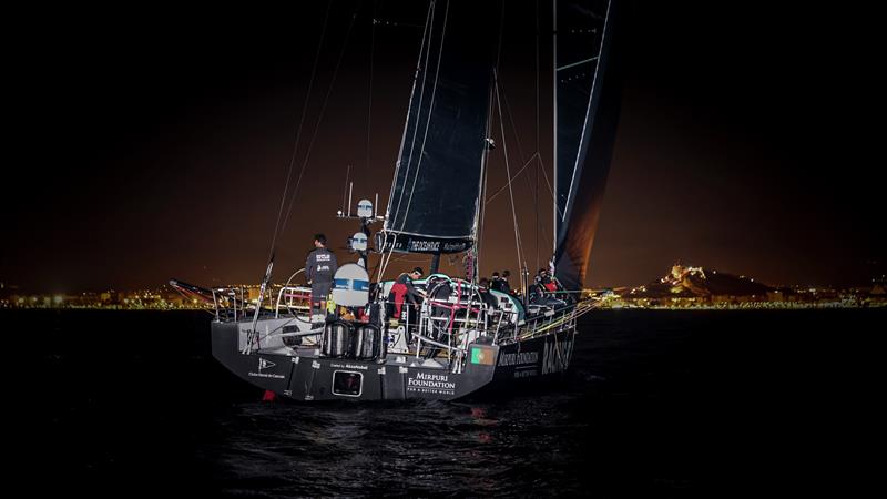Mirpuri Foundation closes in on the finish of Leg 2 of The Ocean Race Europe, from Cascais, Portugal, to Alicante, Spain photo copyright Sailing Energy / The Ocean Race taken at  and featuring the Volvo One-Design class