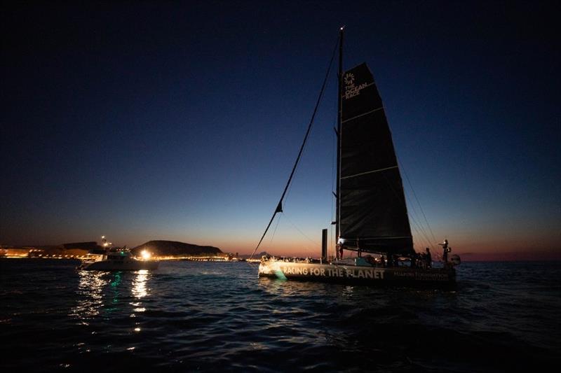 The finish of Leg Two of The Ocean Race Europe, from Cascais, Portugal, to Alicante, Spain photo copyright Marc Bow taken at  and featuring the Volvo One-Design class