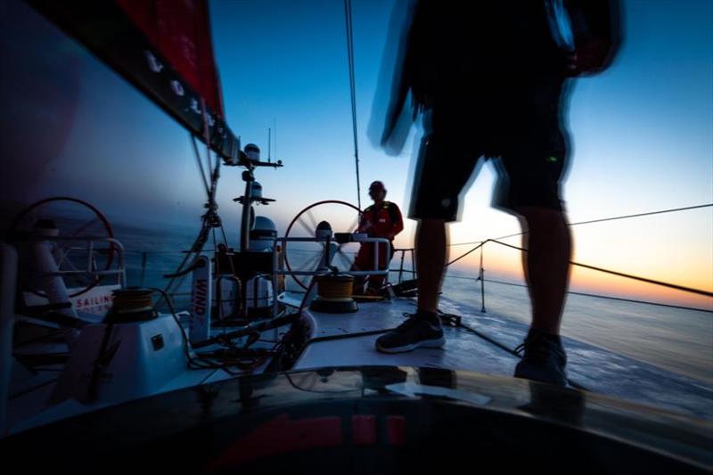 On board Sailing Poland - The Ocean Race Europe Leg 3 from Alicante, Spain, to Genoa, Italy photo copyright Ewa Fijoleck / Sailing Poland / The Ocean Race taken at  and featuring the Volvo One-Design class