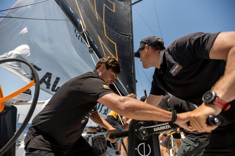 On board Ambersail-2 - The Ocean Race Europe Leg 3 from Alicante, Spain, to Genoa, Italy photo copyright Aiste Ridikaite / Ambersail-2 / The Ocean Race taken at  and featuring the Volvo One-Design class