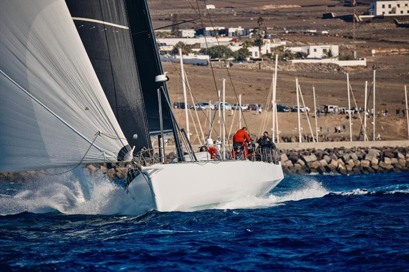 The Volvo 70 L4 Trifork (DEN) was the most northerly boat of the RORC Transatlantic Race fleet (at 1800 UTC on 9 Jan) - photo © James Mitchell / RORC