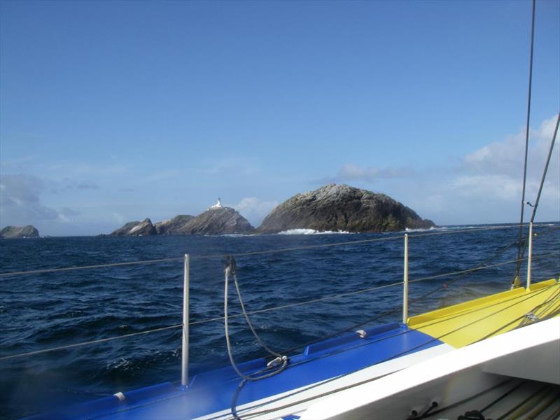 Muckle Flugga from on board Team SCA - photo © Dee Caffari / Team SCA