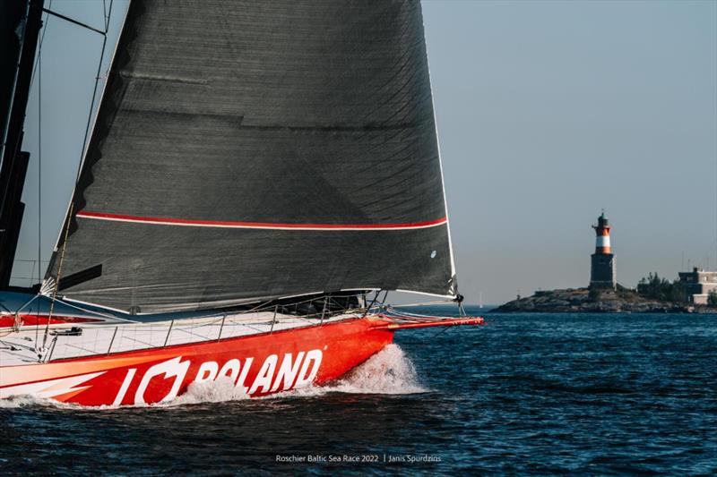 Volvo 70 I Love Poland leads the Roschier Baltic Sea Race - photo © Janis Spurdzins