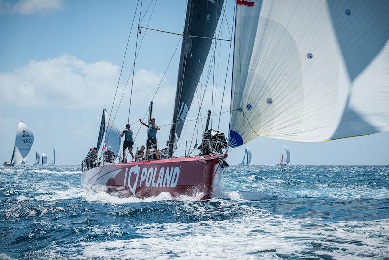 Third place winners in 2022 St. Maarten Heineken Regatta CSA1, I LOVE POLAND, return to the Regatta to improve their overall results, and defend their reign as 2022 IMA Maxi Challenge Champions photo copyright Laurens Morel taken at Sint Maarten Yacht Club and featuring the Volvo 70 class