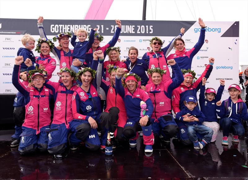 SCA Gothenburg Podium photo copyright Rick Tomlinson / Team SCA taken at  and featuring the Volvo One-Design class