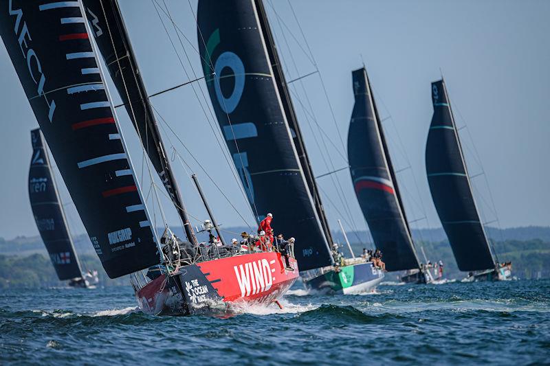 The Ocean Race 2022-23 - 4 June 2023. The Ocean Race VO65 Sprint Cup In-Port Race in Aarhus. WindWhisper Racing Team leading the fleet - photo © Sailing Energy / The Ocean Race