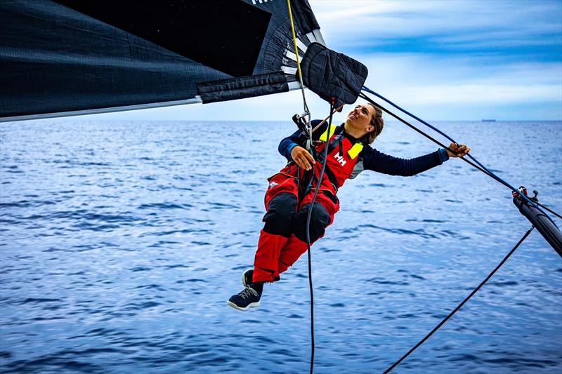 The Ocean Race VO65 Sprint Cup 2022-23 - 21 June 2023, Stage 3, Day 6 onboard WindWhisper Racing Team. Gemma Jones photo copyright Tomasz Piotrowski / WindWhisper Racing Team / The Ocean Race taken at  and featuring the Volvo One-Design class