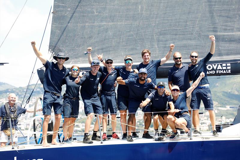 The Ocean Race 2022-23 - 1 July 2023. VO65 Team Jajo celebration photo copyright Sailing Energy / The Ocean Race taken at  and featuring the Volvo One-Design class
