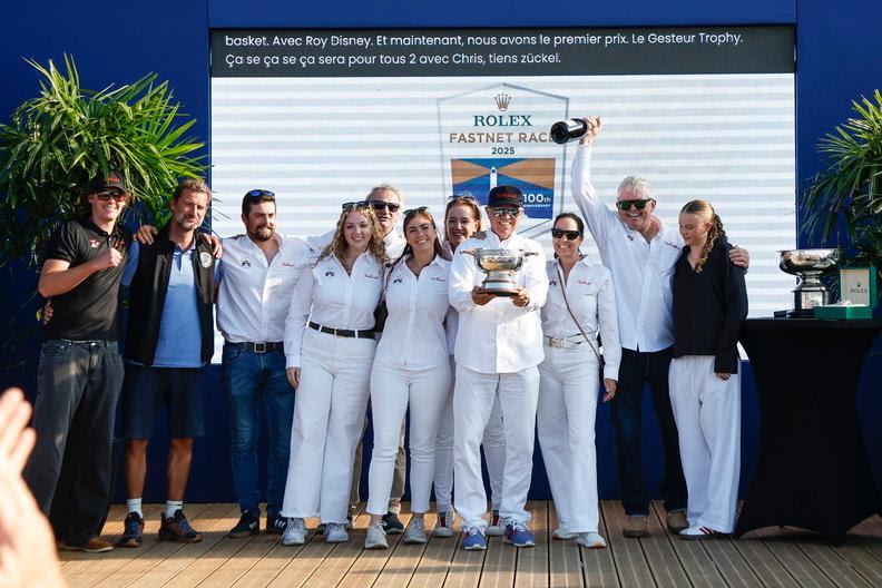 Christian Zugel's VO70 Tschüss 2 claimed IRC SZ - centenary Rolex Fastnet Race - photo © Paul Wyeth / RORC