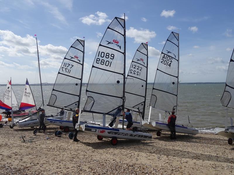 Vortex Nationals at Stokes Bay 2014 photo copyright Vortex Class Association taken at Stokes Bay Sailing Club and featuring the Vortex class