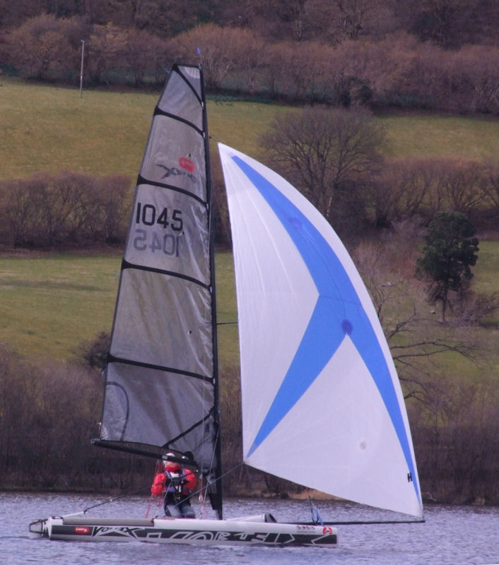 Bala Easter Regatta photo copyright John Hunter taken at Bala Sailing Club and featuring the Vortex class