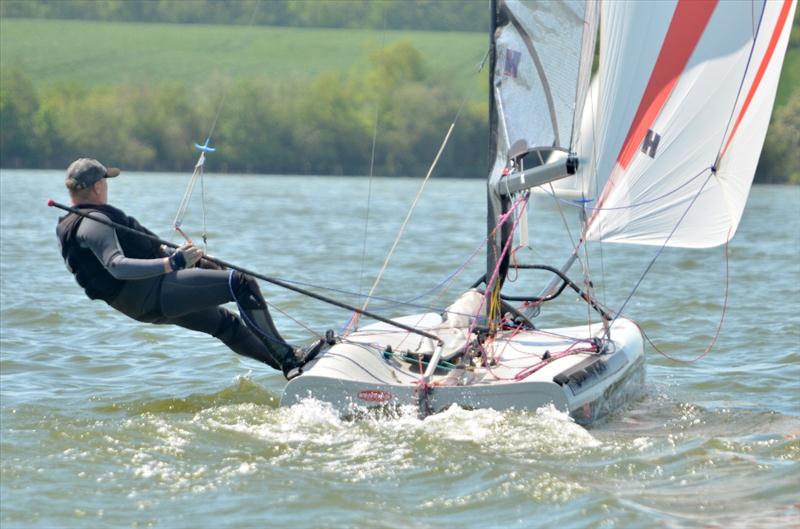 Vortexes during the Laser multi-class at Grafham photo copyright Richard Janulewicz / www.fotoboat.com taken at Grafham Water Sailing Club and featuring the Vortex class