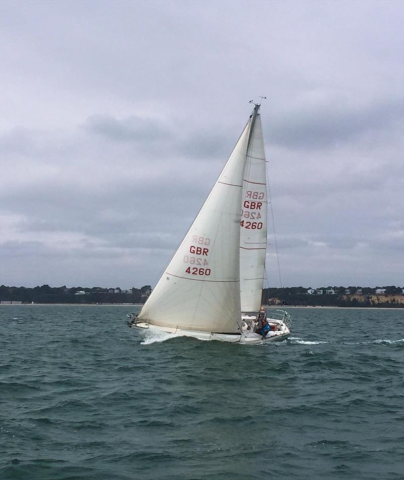 PYRA Two Handed Clipper Marine Mini Series photo copyright Mark Brook taken at Poole Yacht Racing Association and featuring the VPRS class