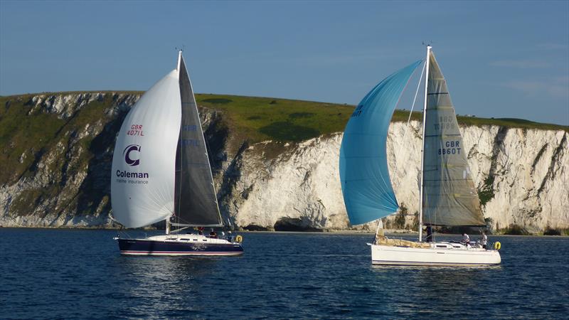PYRA race to Weymouth photo copyright Mike Fox taken at Poole Yacht Racing Association and featuring the VPRS class