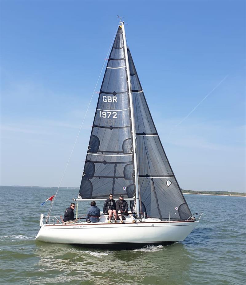 Ecume de Mer 'MS Amlin QT' winner of Class Three in the PYRA Easter mini-series photo copyright Ian Braham & Andy Powell taken at Poole Yacht Racing Association and featuring the VPRS class