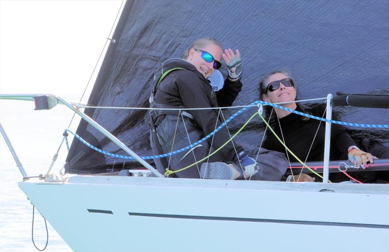 Sailors on the bow in the light winds on Sunday at the International Paint Poole Regatta 2026 photo copyright Mark Jardine taken at Parkstone Yacht Club and featuring the VPRS class