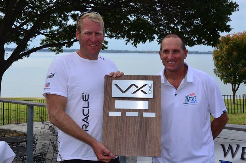 Rob Doolittle and Bob Hodges on 'The Spaniard' win the VX One North American Championship photo copyright Christopher E. Howell taken at Rush Creek Yacht Club and featuring the VX One class