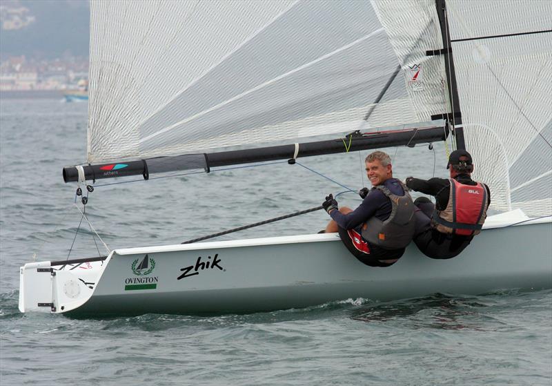 3 wins for Peter Barton and Miles Mence on day 3 of the Ovington VX One Nationals at Torquay - photo © Mark Jardine / YachtsandYachting.com