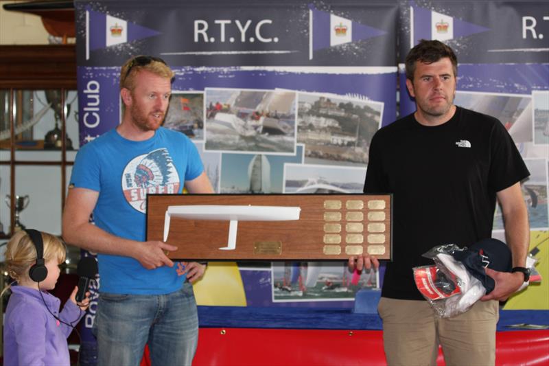 Charlie Cumbley and Andy Couch win the Ovington VX One Nationals at Torquay photo copyright Mark Jardine / YachtsandYachting.com taken at Royal Torbay Yacht Club and featuring the VX One class