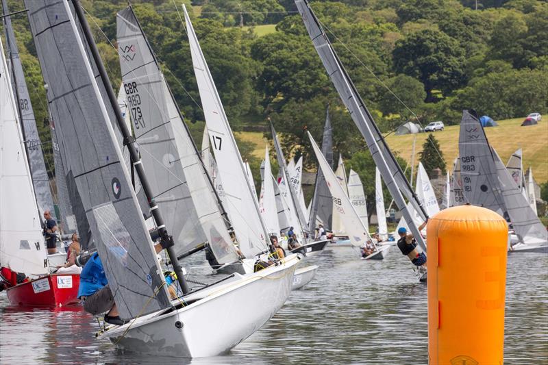 Rounding the first mark on Saturday during the Lord Birkett Memorial Trophy 2018 at Ullswater  - photo © Tim Olin / www.olinphoto.co.uk