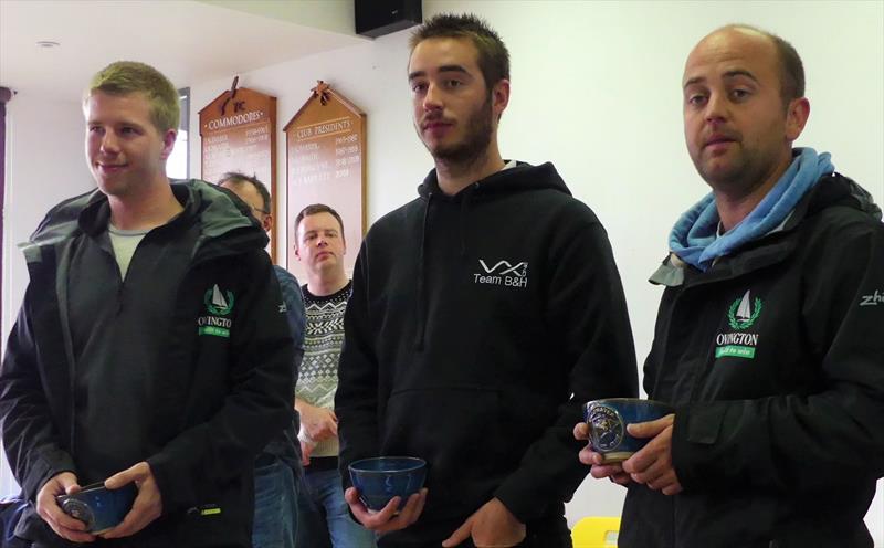 VX One Inland Champions (l-r) Richard Watson, Ben Hawkins & Nathan Batchelor photo copyright Pauline Thompson taken at Ullswater Yacht Club and featuring the VX One class