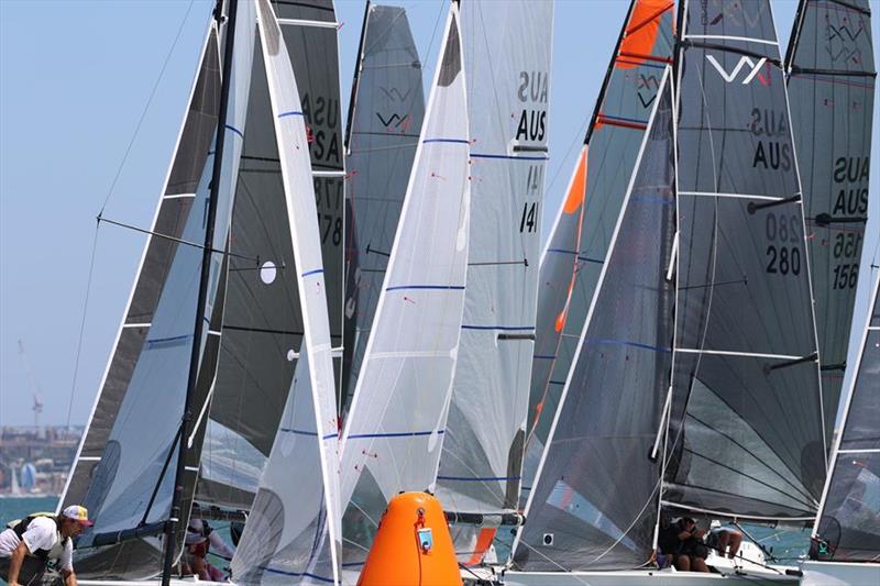 VX One Australian Championship during the 2019 Festival of Sails photo copyright Brady Lowe taken at Royal Geelong Yacht Club and featuring the VX One class