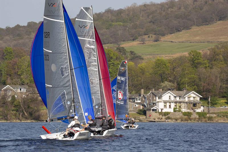 VX Ones during the Ullswater Daffodil Regatta photo copyright Tim Olin / www.olinphoto.co.uk taken at Ullswater Yacht Club and featuring the VX One class
