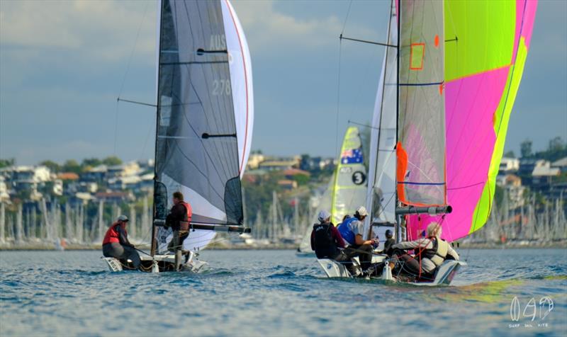 Day 2 - 2019 VX One Winter Nationals photo copyright Mitchell Pearson / SurfSailKite taken at Royal Queensland Yacht Squadron and featuring the VX One class