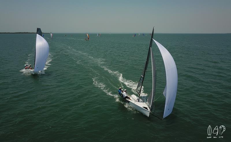 2019 Sail Brisbane - Day 1 photo copyright Mitch Pearson / Surf Sail Kite taken at Royal Queensland Yacht Squadron and featuring the VX One class