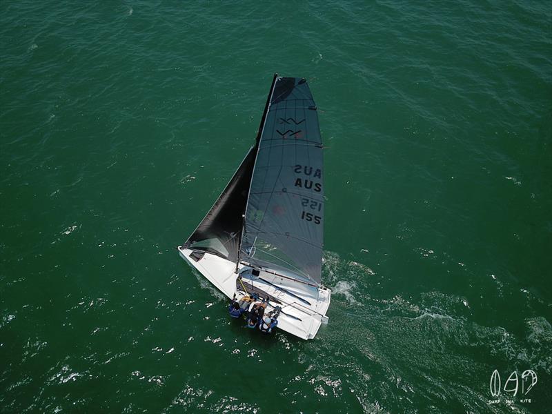 2019 Sail Brisbane - Day 1 photo copyright Mitch Pearson / Surf Sail Kite taken at Royal Queensland Yacht Squadron and featuring the VX One class