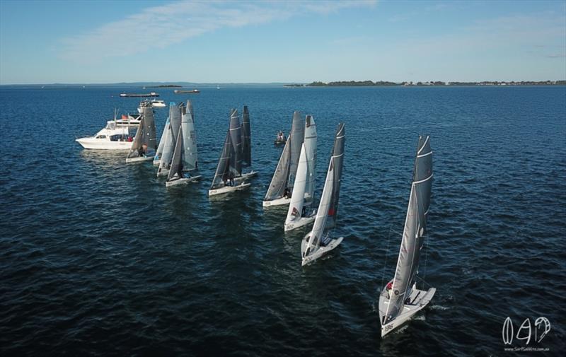 VX One Winter Nationals photo copyright Mitchell Pearson / SurfSailKite taken at Royal Queensland Yacht Squadron and featuring the VX One class