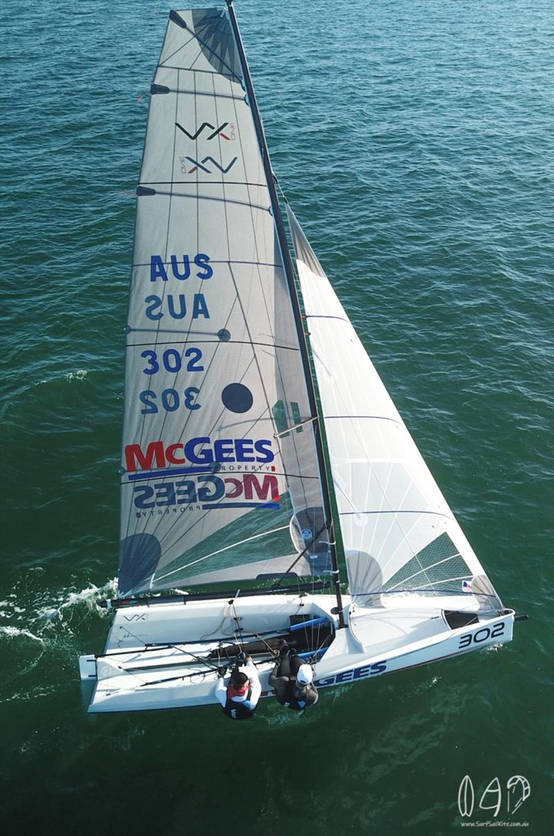 VX One Winter Nationals photo copyright Mitchell Pearson / SurfSailKite taken at Royal Queensland Yacht Squadron and featuring the VX One class