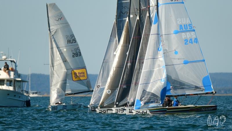 VX One Winter Nationals photo copyright Mitchell Pearson / SurfSailKite taken at Royal Queensland Yacht Squadron and featuring the VX One class