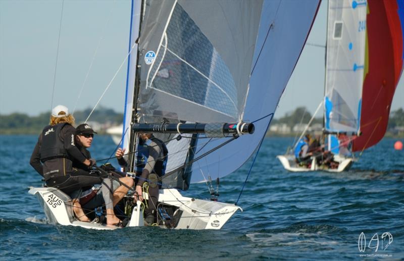 VX One Winter Nationals photo copyright Mitchell Pearson / SurfSailKite taken at Royal Queensland Yacht Squadron and featuring the VX One class