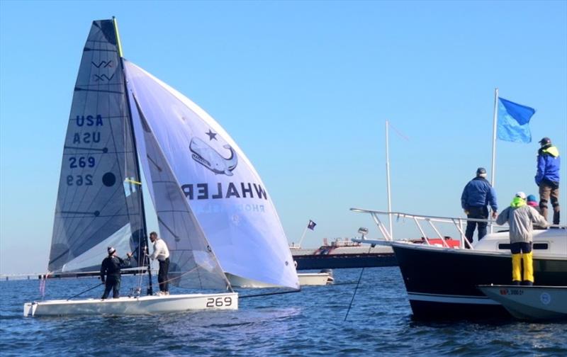 #269 ‘Double the Fun' with Newport RI skipper Hayden Bennett and crew Estaban Forrer has a 13-point/2,55% VX One Winter Series lead going into the final Regatta #3 in Pensacola photo copyright Talbot Wilson taken at Pensacola Yacht Club and featuring the VX One class