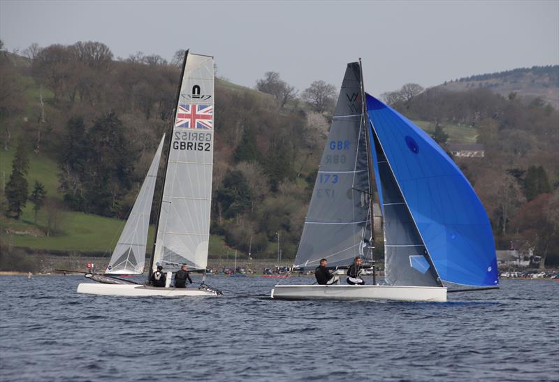 Bala Easter Regatta 2022 photo copyright John Hunter taken at Bala Sailing Club and featuring the VX One class