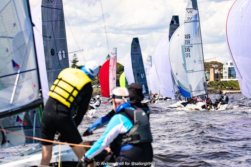 Nash Advisory VX One Australian Nationals Day 1: Tight fleet racing - photo © Andrew Snell for @sailorgirlHQ