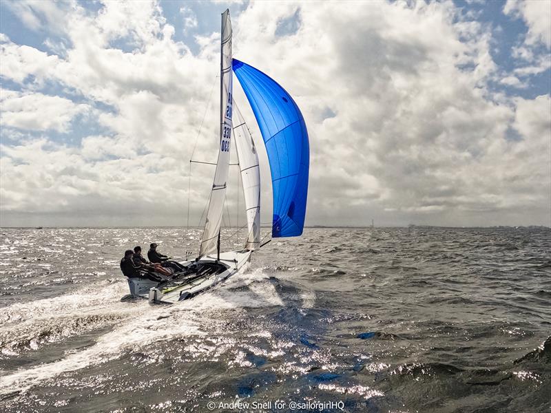 Nash Advisory VX One Australian Nationals Day 3 photo copyright Andrew Snell for @sailorgirlHQ taken at Royal Brighton Yacht Club and featuring the VX One class