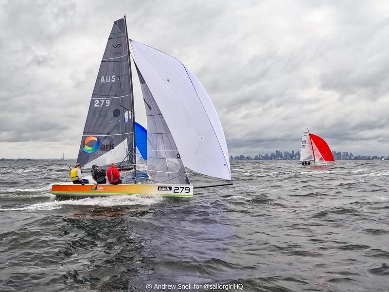 Nash Advisory VX One Australian Nationals Day 3 photo copyright Andrew Snell for @sailorgirlHQ taken at Royal Brighton Yacht Club and featuring the VX One class