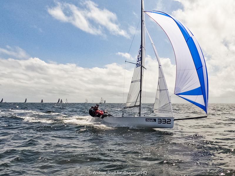 Nash Advisory VX One Australian Nationals Day 3 photo copyright Andrew Snell for @sailorgirlHQ taken at Royal Brighton Yacht Club and featuring the VX One class