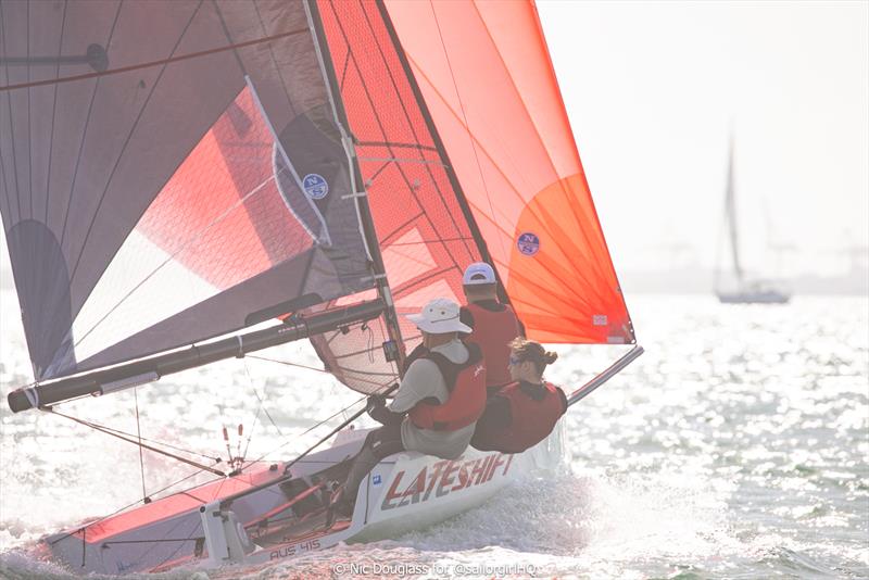 VX Ones were in the mix on day 2 of Brisbane Race Week 2026 - photo © Nic Douglass for @sailorgirlHQ