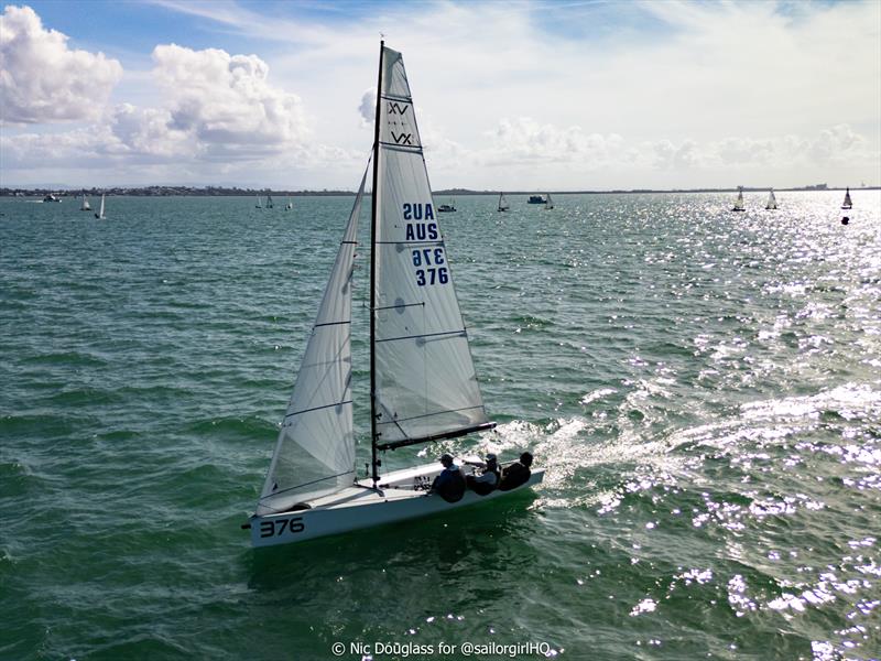 Mack One was the winner of the VX One division on day 3 of Brisbane Race Week 2026 photo copyright Nic Douglass for @sailorgirlHQ taken at Royal Queensland Yacht Squadron and featuring the VX One class