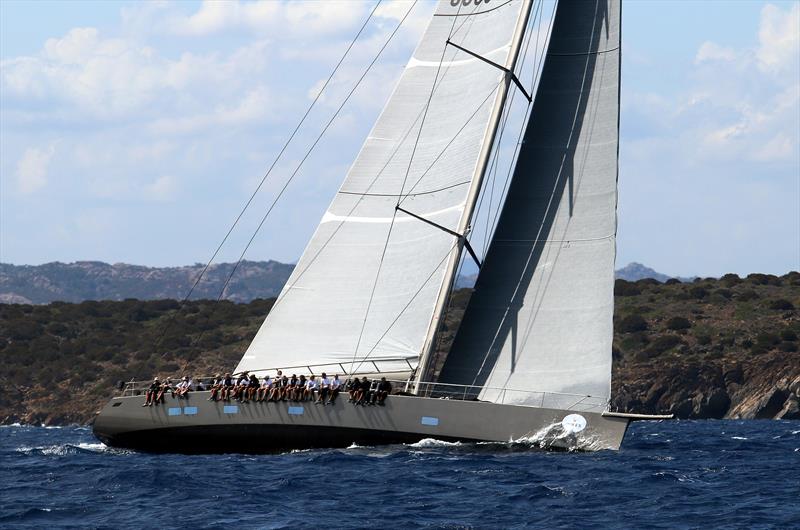 Claus Peter Offen's Wally 100 Y3K on day 2 of the Maxi Yacht Rolex Cup photo copyright Rolex / Carlo Borlenghi taken at Yacht Club Costa Smeralda and featuring the Wally class