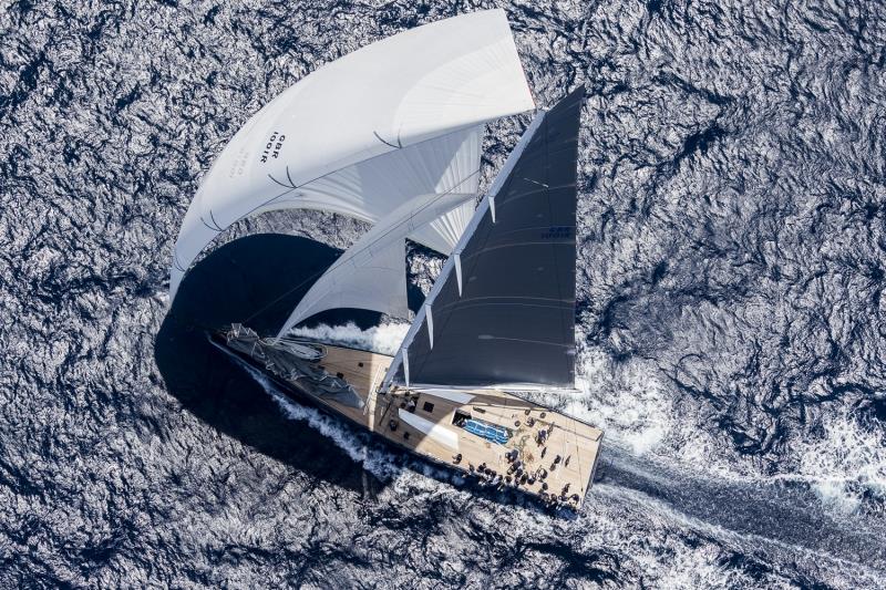 Magic Carpet Cubed at the Loro Piana Superyacht Regatta 2016 photo copyright Carlo Borlenghi taken at Yacht Club Costa Smeralda and featuring the Wally class