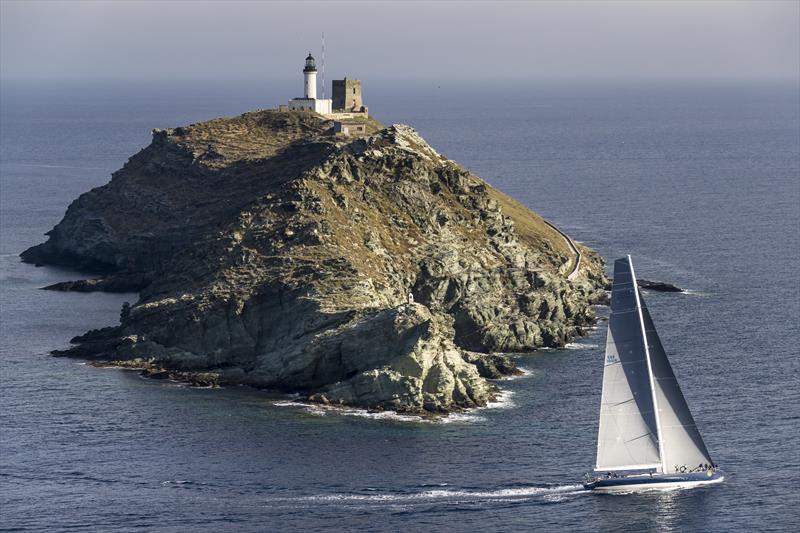 Magic Carpet Cubed takes line honours in Giraglia Rolex Cup offshore race photo copyright Carlo Borlenghi taken at Société Nautique de Saint-Tropez and featuring the Wally class