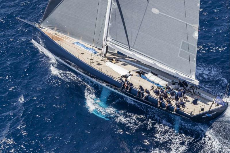 Magic Carpet Cubed on day 4 of the Loro Piana Superyacht Regatta 2017 photo copyright Borlenghi / YCCS / BIM taken at Yacht Club Costa Smeralda and featuring the Wally class