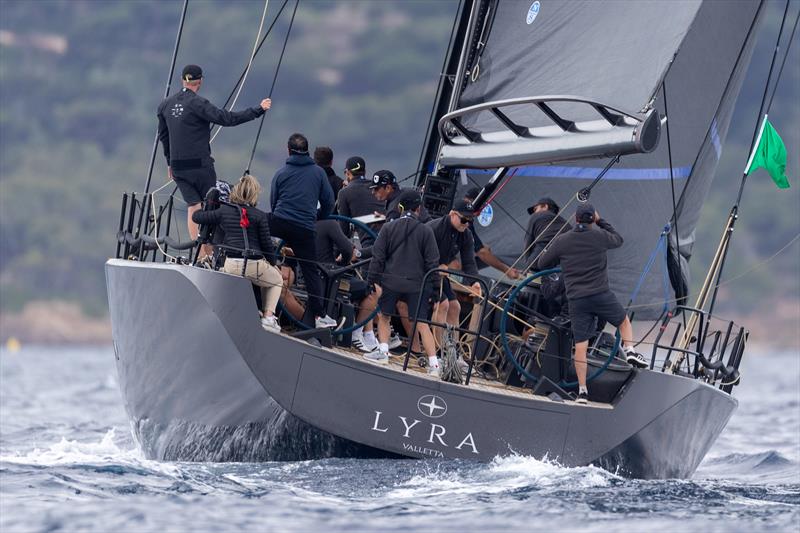 Chinese Canadian Terry Hui's all-conquering Wally 77 'Lyra' - Les Voiles de Saint-Tropez, Race Day 1 photo copyright Gilles Martin-Raget / www.martin-raget.com taken at Société Nautique de Saint-Tropez and featuring the Wally class